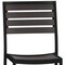 Flash Furniture Faux Teak Side Chairs with Gray Poly Slats 2PK 2-XU-DG-HW6036-GY-GG - alternate 10